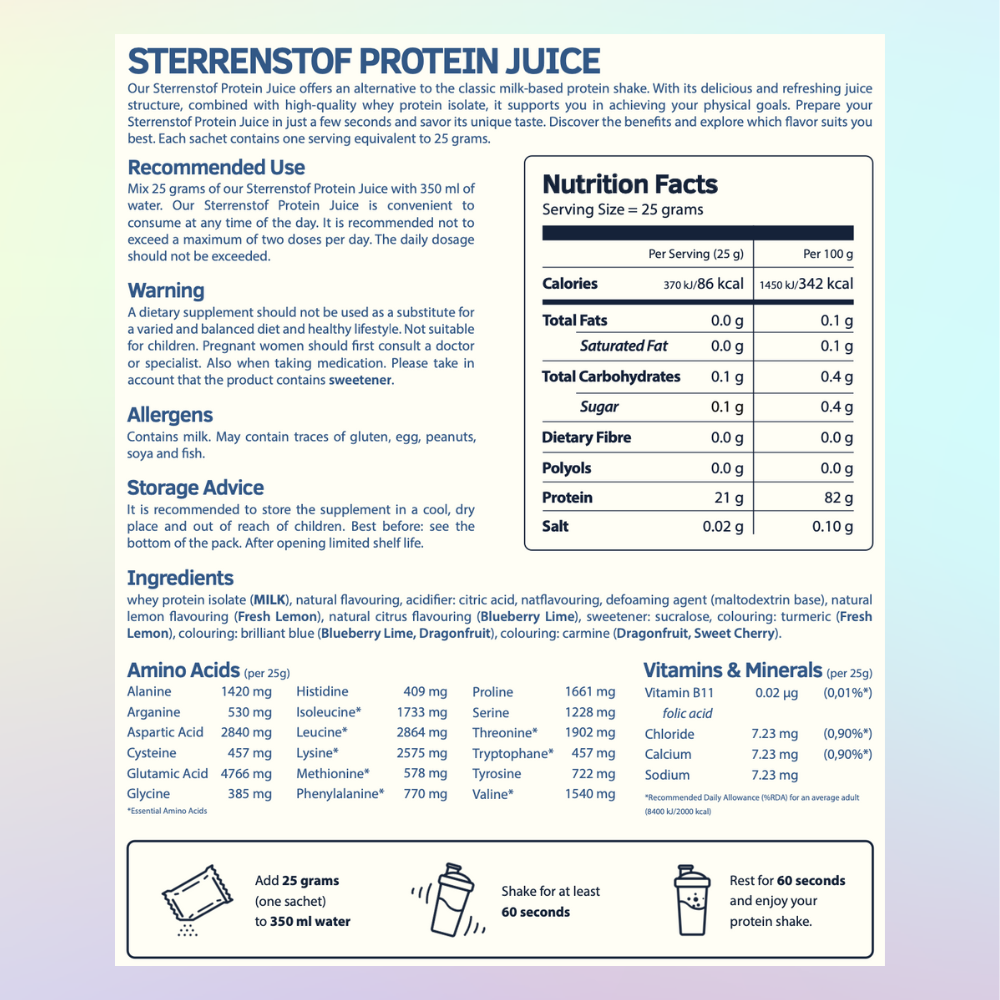Sterrenstof Protein Saft Musterbox
