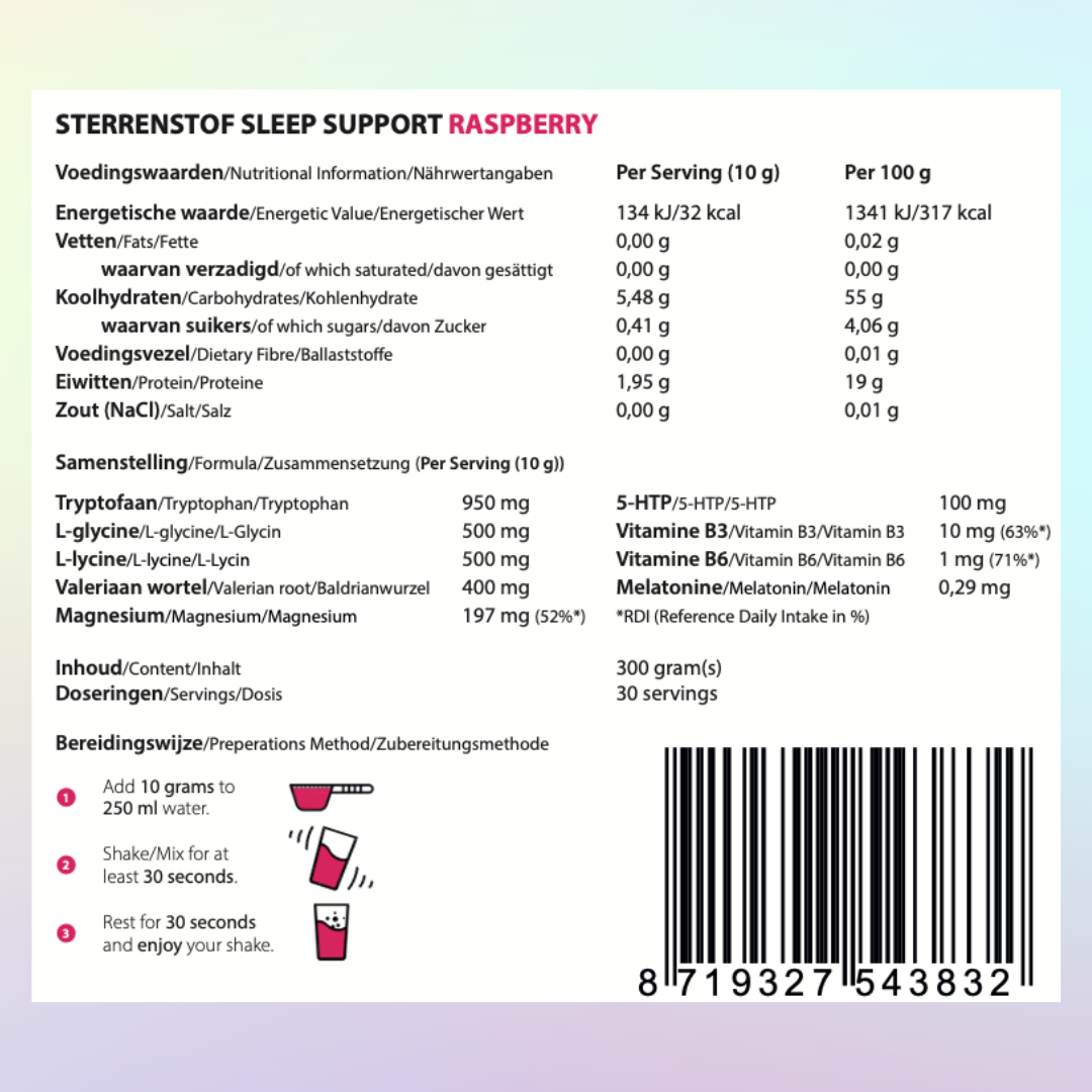Sterrenstof Schlafunterstützung