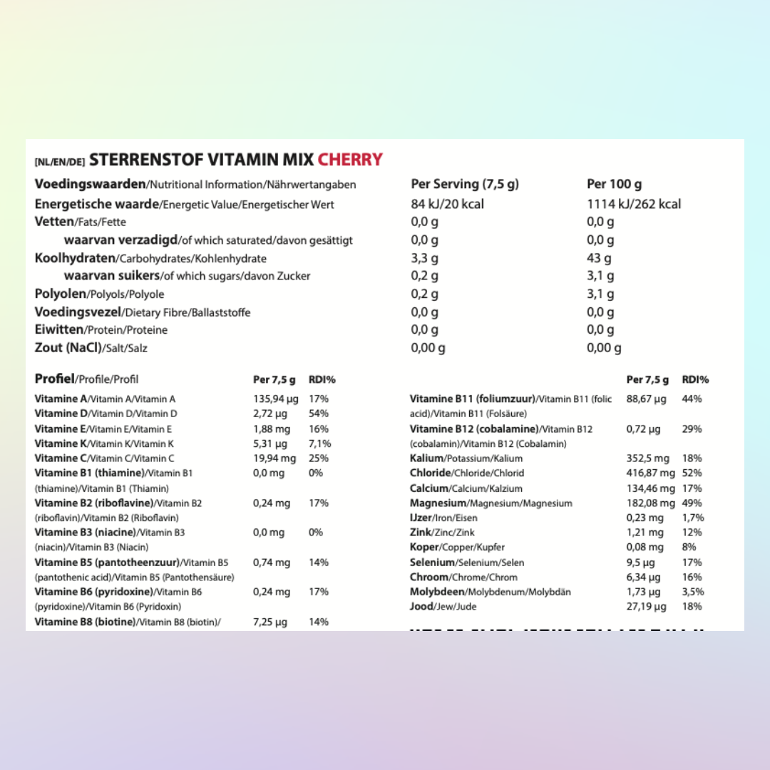 Sterrenstof Vitamin Mix