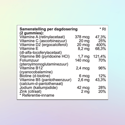 Sterrenstof Vitamin-Gummis (Kinder)